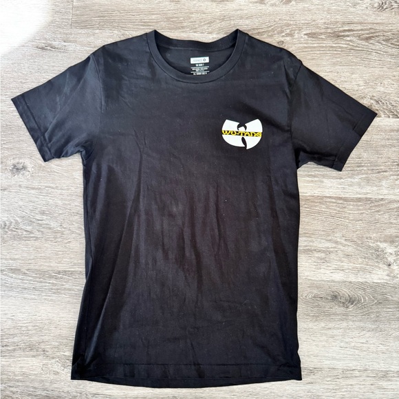 Stance Black Wu-Tang T-Shirt with Yellow and White Graphic - Picture 3 of 5